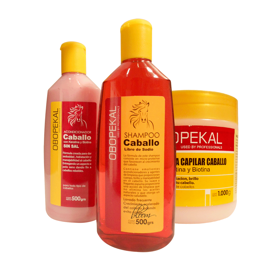 Shampoo Acond. Y Crema De Masaje Caballo Obopekal Original 9.990 en